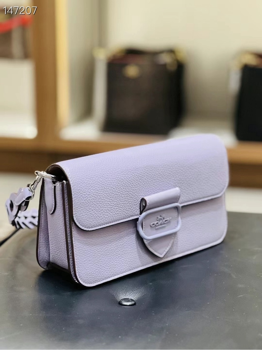 NWT Coach Morgan Shoulder Bag in Mist CJ619 - Picture 11 of 12